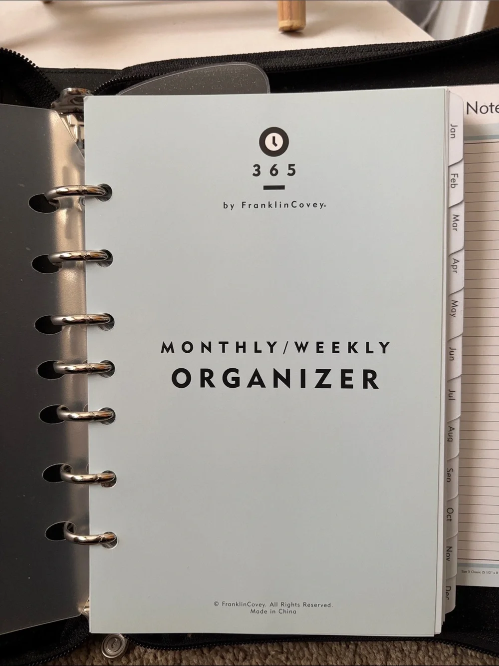 365 Franklin Covey sleek black